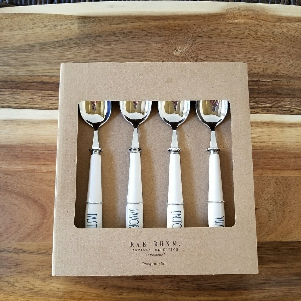 Rae Dunn Teaspoon Set - Picture 1 of 5